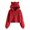 Red, variant on Children's Plush Double Sided Velvet Bear Ears Hooded Sweatshirt Long Sleeve Pullover Top Fleece Shirt for Boys Girls Children Hooded Sweatshirt