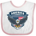 thumbnail image 3 of Inktastic America with Eagle Shield and Banner Boys or Girls Baby Bib, 3 of 4