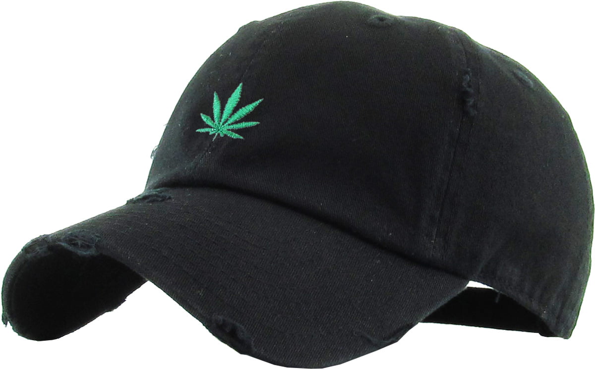 Mesh Hat Baseball Caps Grid Hat Weed Marijuana Leaf Adjustable Trucker Cap