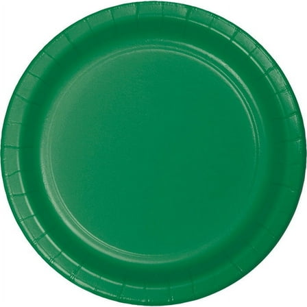 240 Count Bulk Pack Emerald Green Sturdy Style 8.75 inch Dinner Plates