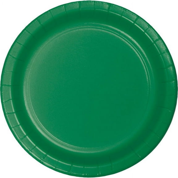 240 Count Bulk Pack Emerald Green Sturdy Style Paper Banquet Plates 10.25 inch