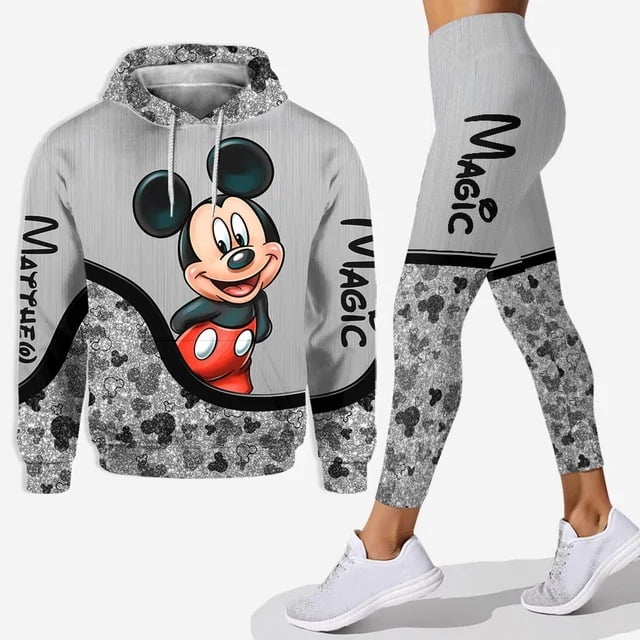 Conjunto deportivo 3D para mujer, pantalones de Yoga, ropa deportiva de moda, ropa deportiva esencial con capucha, 2024