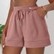 thumbnail image 1 of WILLBEST Pantalones Casuales para Mujer, de Moda, de Cintura Alta, Cómodos, Sueltos, Transpirables, con Bolsillo y Cordón, para Uso Diario y Relajación. Chica, 1 of 4