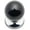 Chrome / Black, variant on Rk International Ck-30-Ball-Sm Porcelain 1-1/4" Round Ball Classic Cabinet Knob - Black