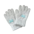 thumbnail image 2 of Kids Warm Knit Gloves, Kids Knitted Gloves Soft Thermal Gloves, Toddler Magic Gloves Full Finger Gloves, Stretchy Warm Gloves for Boys and Girls Beige 3-8 Years, 2 of 3