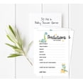 thumbnail image 2 of Inkdotpot 50Prediction CardsFor Baby Shower Game Dinosaur Jungle Animals Party Supplies Fun Baby Shower Game Favors, 2 of 5