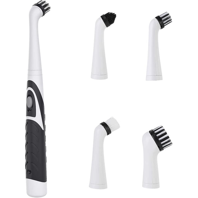 Cepillo de limpieza eléctrica 4 en 1, cepillo limpiador eléctrico sónico, limpiador automático para baño, cocina, suelo de azulejos, zapatos, limpieza del hogar