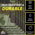 thumbnail image 2 of BOEN Multi-Purpose Poly Tarp, 10 ft x 10 ft, 5 Mil Thick, Camo, 2 of 4