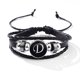 thumbnail image 1 of Stackable PU Leather Chain Bracelet - 26 English Letter Pattern - Perfect Birthday Gift for Personality Lovers!, 1 of 5