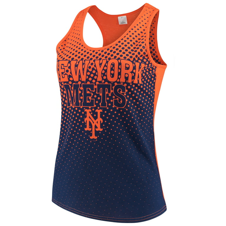Women's Concepts Sport Orange New York Mets Shutout Tank Top & Shorts Set