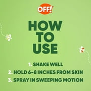 OFF! Deep Woods Long Lasting Protection 25% Deet Insect Repellent VIII Aerosol, 4 oz