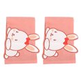 thumbnail image 1 of 2Pcs Gel Neck Wrinkle Wrap Washable Reusable for Patches Pads Skin Care Products Rabbit Pattern Pink, 1 of 5