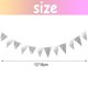 thumbnail image 2 of Juego de 4 banderines con bandera triangular de oro caliente, banderines, decoraciones para fiestas, banderas de papel colgantes para graduación, cumpleaños, suministros para fiestas de bodas, 2 of 6