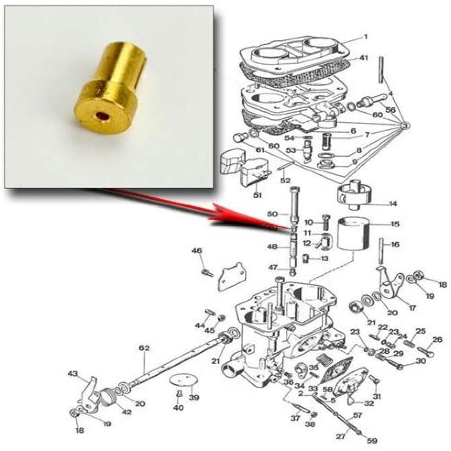 er Idf Air Jet 165, Compatible with Dune Buggy, Replacement