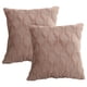thumbnail image 1 of Juego de 2 fundas de almohada decorativas de felpa suave con forma de abrazo de 20 x 20 ", funda de cojín cuadrada, 1 of 6