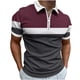 thumbnail image 2 of pstuiky camisetas para hombre, Camiseta holgada de manga corta con solapa y cremallera para hombre ropa de hombre xxl, 2 of 5