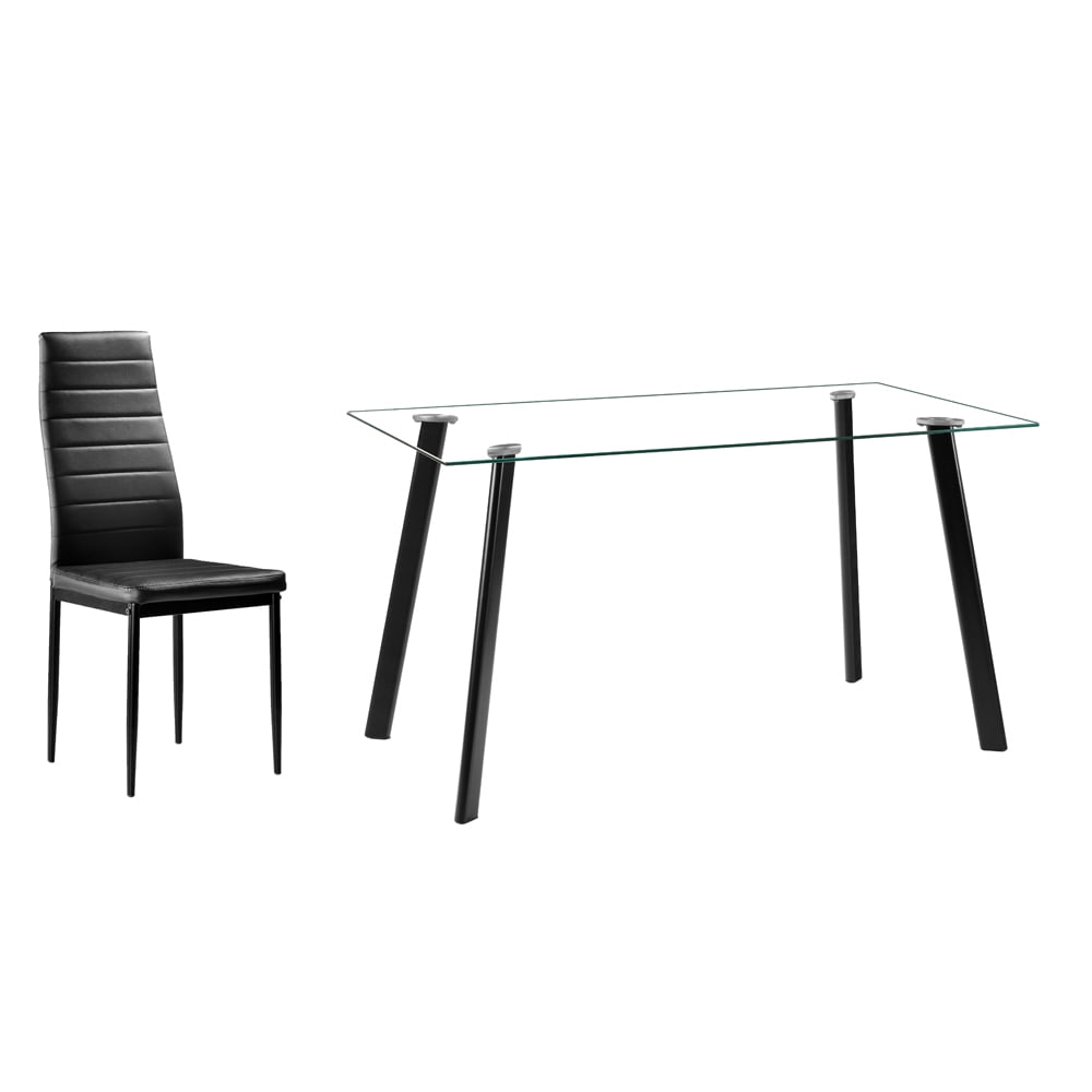 Kepooman 5Pcs Dining Table Set, Perfect for Bar/Kitchen/Breakfast Nook/Dining Room Kepooman 5Pcs Dining Table Set, Perfect for Bar/Kitchen/Breakfast Nook/Dining Room