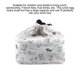 thumbnail image 4 of Yuarrent Bolsa de almuerzo Bolsa de fiambrera de lino y algodón Bolsa de mano portátil para alimentos al aire libre para acampar en la oficina, BDD48 Type3 NO3 Yuarrent HA004013-03, 4 of 6