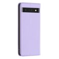 thumbnail image 5 of TECH CIRCLE Slim Wallet Phone Case for Google Pixel 8 Pro,Hidden Magnetic Closure Folio Flip Kickstand Credit Card Slots Shockproof Premium PU Leather Wallet Protective Phone Case,Lightpurple, 5 of 9