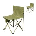 thumbnail image 4 of Mini silla plegable estructura triangular silla de campamento portátil resistente al desgarro, con bolsa lateral, adecuada para pescar azul, 4 of 10