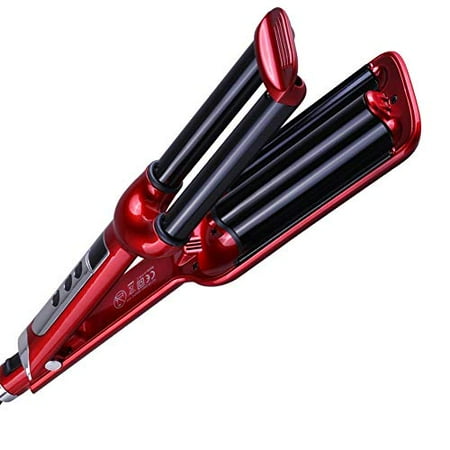 3 Barrels Hair Curler Curling Iron Wand Triple Tube Beach Wave Curler