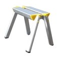 thumbnail image 2 of Escalera plegable ancha para uso doméstico, ligera, fácil de transportar, ideal para oficinas, tiendas, almacenes y fábricas. Amarillo, 2 of 8
