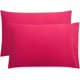 thumbnail image 1 of FLXXIE Paquete de 2 fundas de almohada estándar de microfibra, 1800 fundas de almohada súper suaves con cierre de sobre, fundas de almohada resistentes a las arrugas, la decoloración y las manchas par, 1 of 4