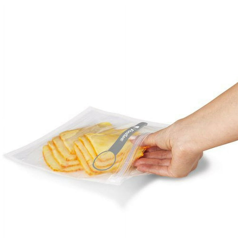 FoodSaver Reusable Gallon Vacuum Zipper Bags, for Use with