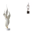 thumbnail image 1 of Figura decorativa,Escultura de plumas para escritorio,oficina,decoración del hogar,Figura decorativa de escritorio para decoración de mesa del hogar,Estatua de arte abstracto,Estatua de arte, 1 of 8
