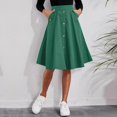 thumbnail image 4 of CAICJ98 Jupes pour Femmes Jupe Midi Imprimé Jardin Secret Logo Armani Exchange GN2,L, 4 of 5