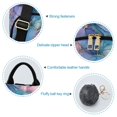 thumbnail image 5 of FORMRS Women's Travel Backpack Purse Anti-Theft Hidden Pockets Casual Shoulder Bag, Pink Marble Pattern, 5 of 7