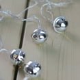 thumbnail image 3 of Northlight 10ct Battery Operated LED Jingle Bell Decorative Christmas Lights White - 4.6' Clear Wire, 3 of 3