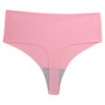 thumbnail image 1 of Tanga de mujer sexy, transpirable, sin costuras, de cintura alta, a la moda, sin costuras, deportiva, de secado rápido, transpirable para mujer, 1 of 6