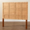 thumbnail image 5 of bali & pari Lesia Natural Rattan and Mahogany Wood Queen Size Headboard, 5 of 6