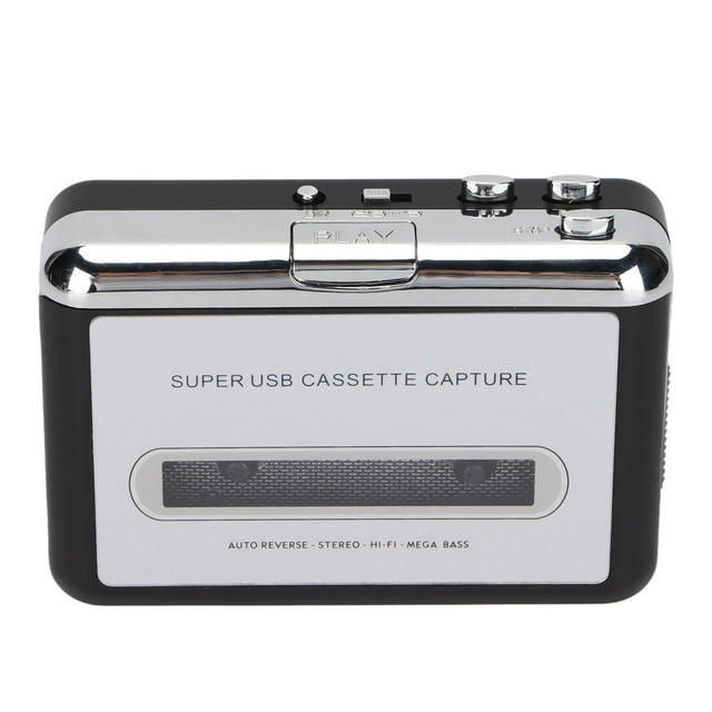 Cassette Tape Player, Clear Sound Tape To MP3 Converter Fast Lightweight Small Guide CD with Earphone for CD Burners for Laptop for PC