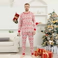 thumbnail image 3 of Pijamas Navideños Para Hombres de La Familia Conjuntos A Juego Top Estampado Informal Con Trajes Inferiores Ropa Para El Hogar Odeerbi  ODB187799, 3 of 7