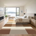 thumbnail image 3 of ODIKA 3'x5' Machine Washable Non-Slip Area Rug, Geometric Beige High Traffic Rug, Beige, 1096327, 3 of 7
