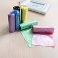 thumbnail image 2 of ACDANC 8 Gallon Trash Bags,17.7X19.68" Ultra Strong 8 Gallon Trash Bags,5 Roller Colorful Clear Garbage Bags,Ultra Thin Bathroom Trash Can Liners,Small Plastic Bags for Home Office Kitchen,Yellow, 2 of 7