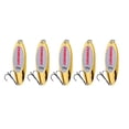 thumbnail image 1 of 5 cucharas de pesca con anzuelos triples, cebos duros para jigging en agua salada. Oro 35g, 1 of 9
