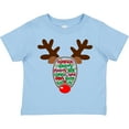 thumbnail image 3 of Inktastic Christmas Reindeer Face with Names and Red Nose Boys or Girls Toddler T-Shirt, 3 of 5