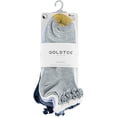 thumbnail image 2 of GoldToe Edition Women's Lettuce Edge Rib Quarter Socks Assorted, 6 Pairs, Size 6-9, 2 of 10