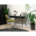 thumbnail image 2 of Unique Furniture Corduroy Upholstered Dining Chair in Green/Chrome (Set of 2), 2 of 5