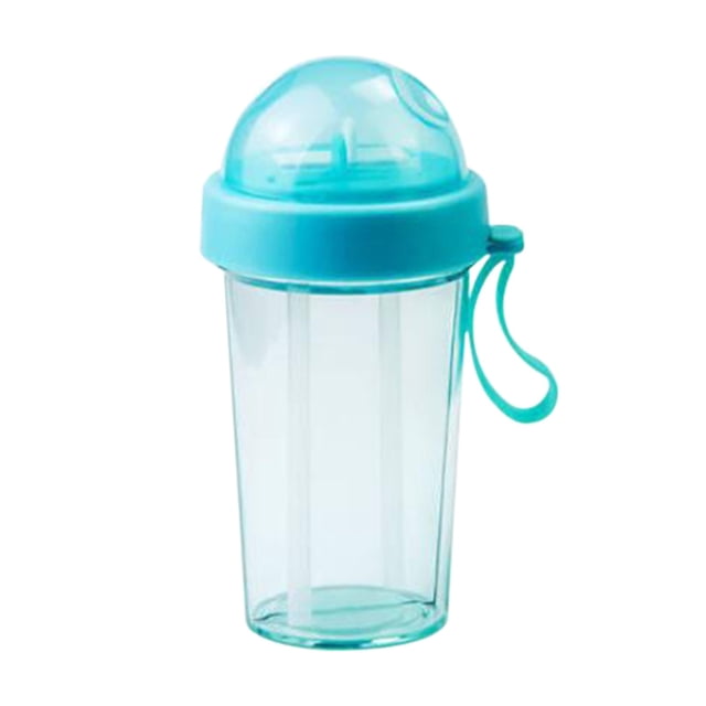 TIMIFIS Water Bottle 420ml Bottle Plastic Cup Transparent Matte Portable Not Easy to Break Water Cup Outdoor Sports Travel Water Bottle Portable Leak-Proof Cups
