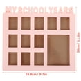 thumbnail image 2 of OUNONA school year frame Pink PVC Plastic Photo Saving 1Pcs, 2 of 8