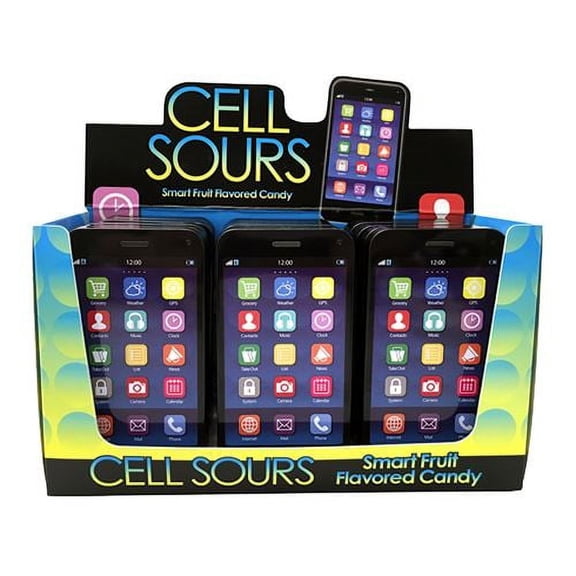 Cell Sours Sour Candy, 18 Count Box