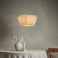 thumbnail image 6 of Arturesthome Nordic Linen Pleated Fabric Pendant Light Lampshade, 6 of 11
