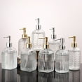 thumbnail image 4 of Glass Soap Dispenser With Pump 400ml/13.5oz Lotion Refillable Liquid Dispenser For Bathroom Kitchen, 4 of 14