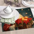 thumbnail image 3 of Christmas Decorations Indoor - 12x18 Inches Snowflake Table Mats for Party Kitchen Dining Room, 3 of 6
