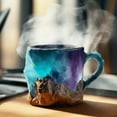 thumbnail image 4 of LLQkigsxse Tasses à Café en Verre, Tasse à Café Unique en Résine, 4 of 8