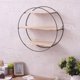 thumbnail image 1 of Estante de pared flotante redondo decorativo, 1 of 5